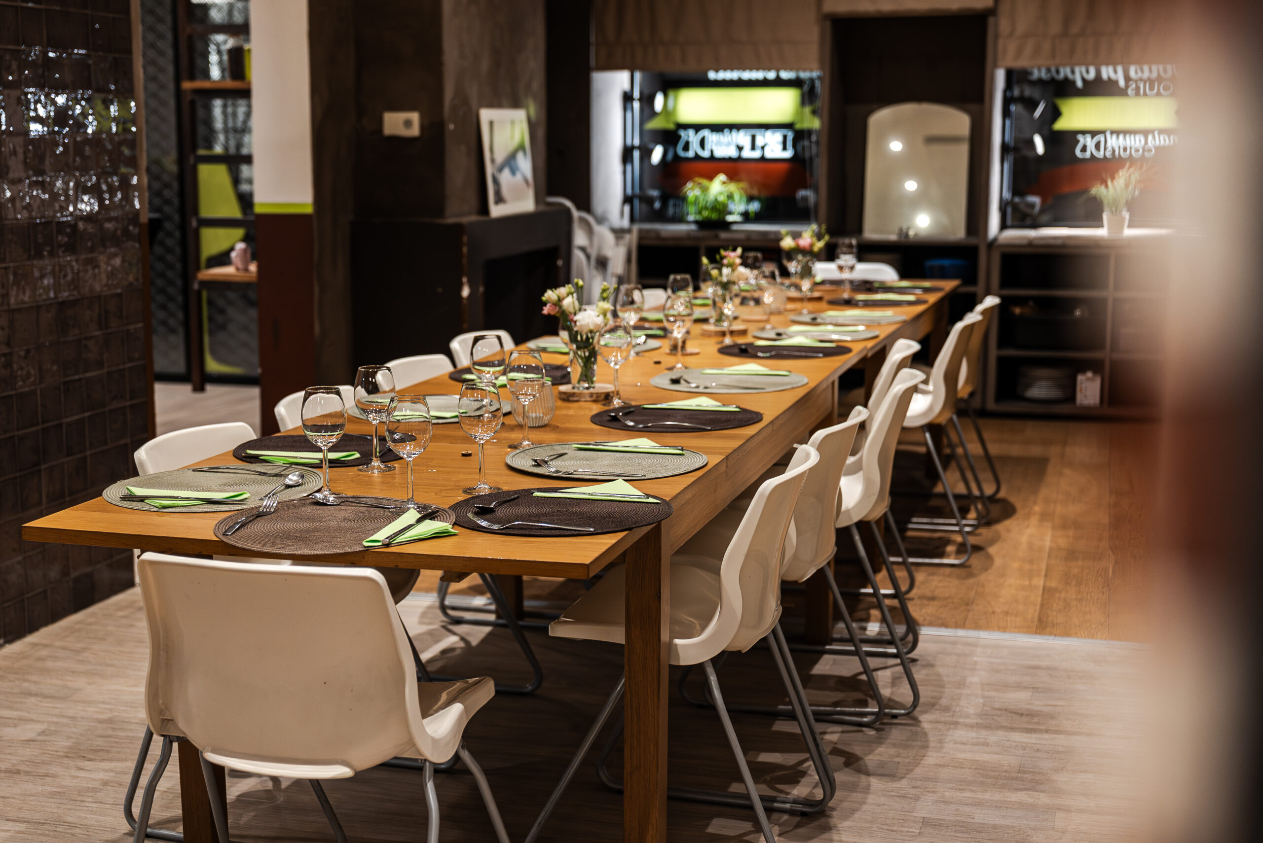 Diner entre amis à La Cuisine de Flore